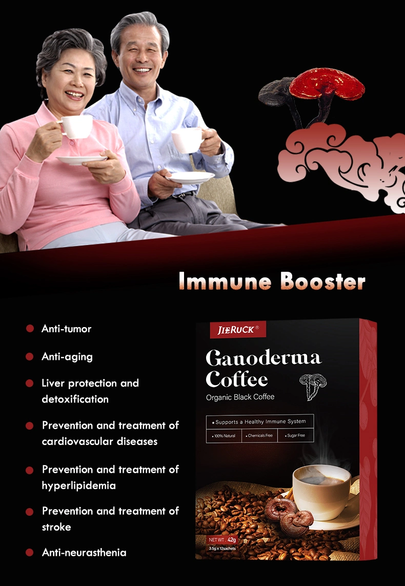 Wholesale Price Herbal Extracts Supplements PRO-Health Immune Booster Anti-Aging Ganoderma Mushroom Instant Coffee